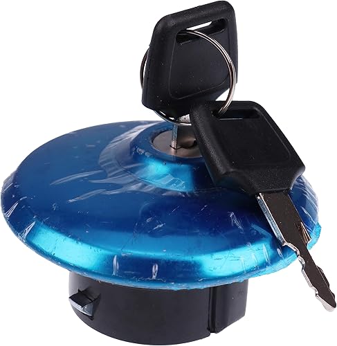 Miniatura 2 de JEENDA Tapa del depósito de combustible con 2 llaves 44200-38850, 44200-12870 compatible con Suzuki VS750GLPM 1988-1991, VS800GLV 1992-1997,