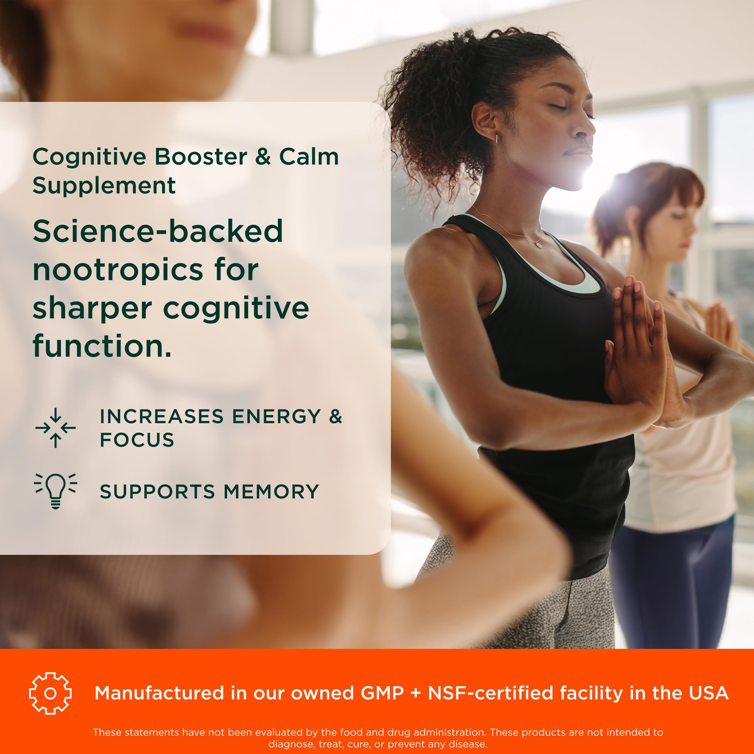 Genius Mindfulness Brain Health Supplement, 30 Veggie Pills — Amazon image 3