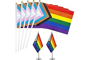 Mini Pride Flags Bulk 60 Pack
