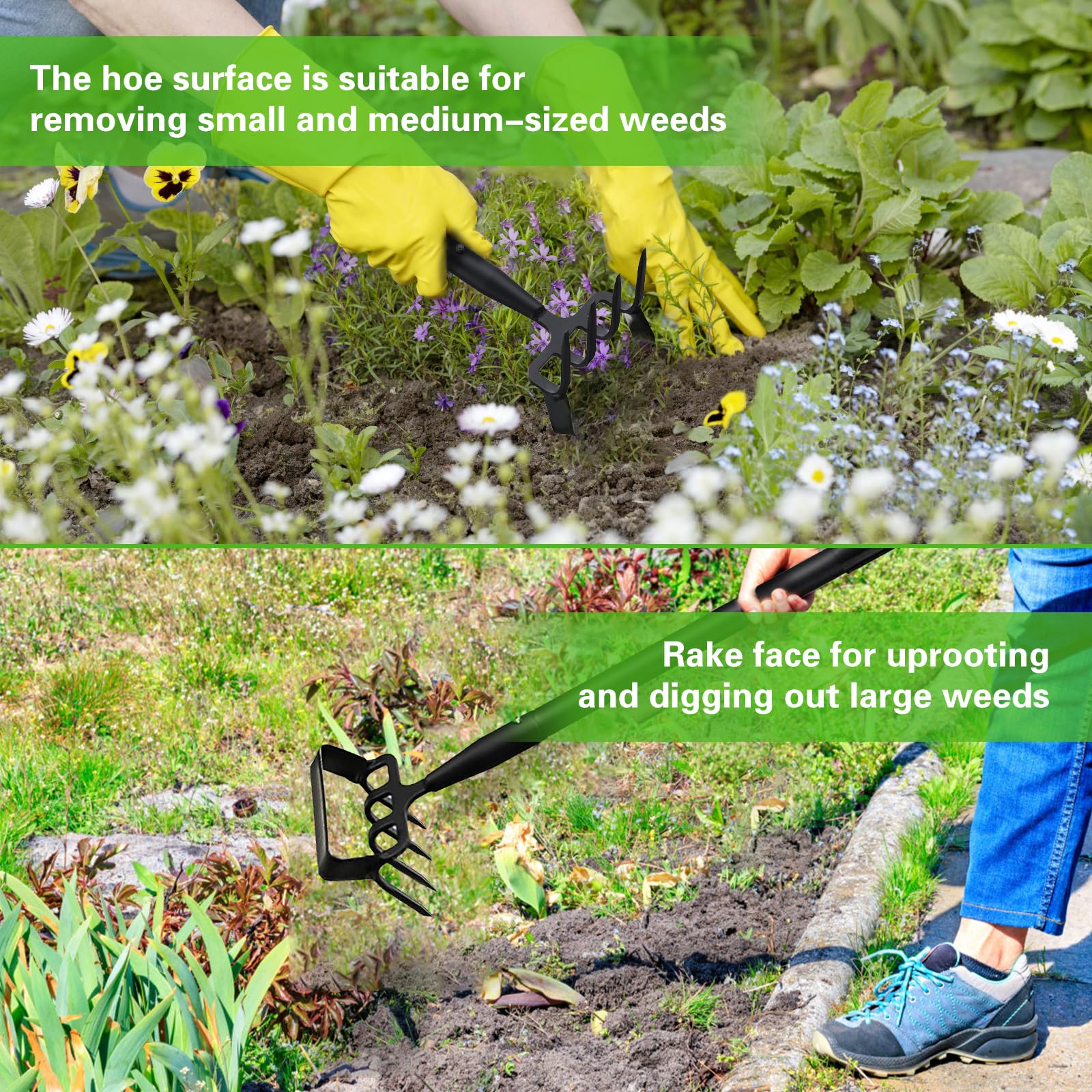 KOTARBAU® Mini Coltivatore A 5 Denti Artiglio Da Giardino - Foto 10