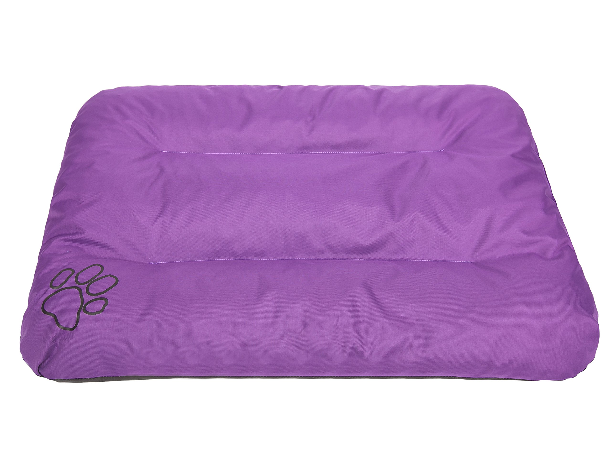 PillowPrim Hundematratze Hundesofa Liegen Hundekissen Sofa Matratze Hundekorb Bett Tierbett Weich Haustierbett Hundeliegen Kissen R3-115 x 80 cm Pflaume