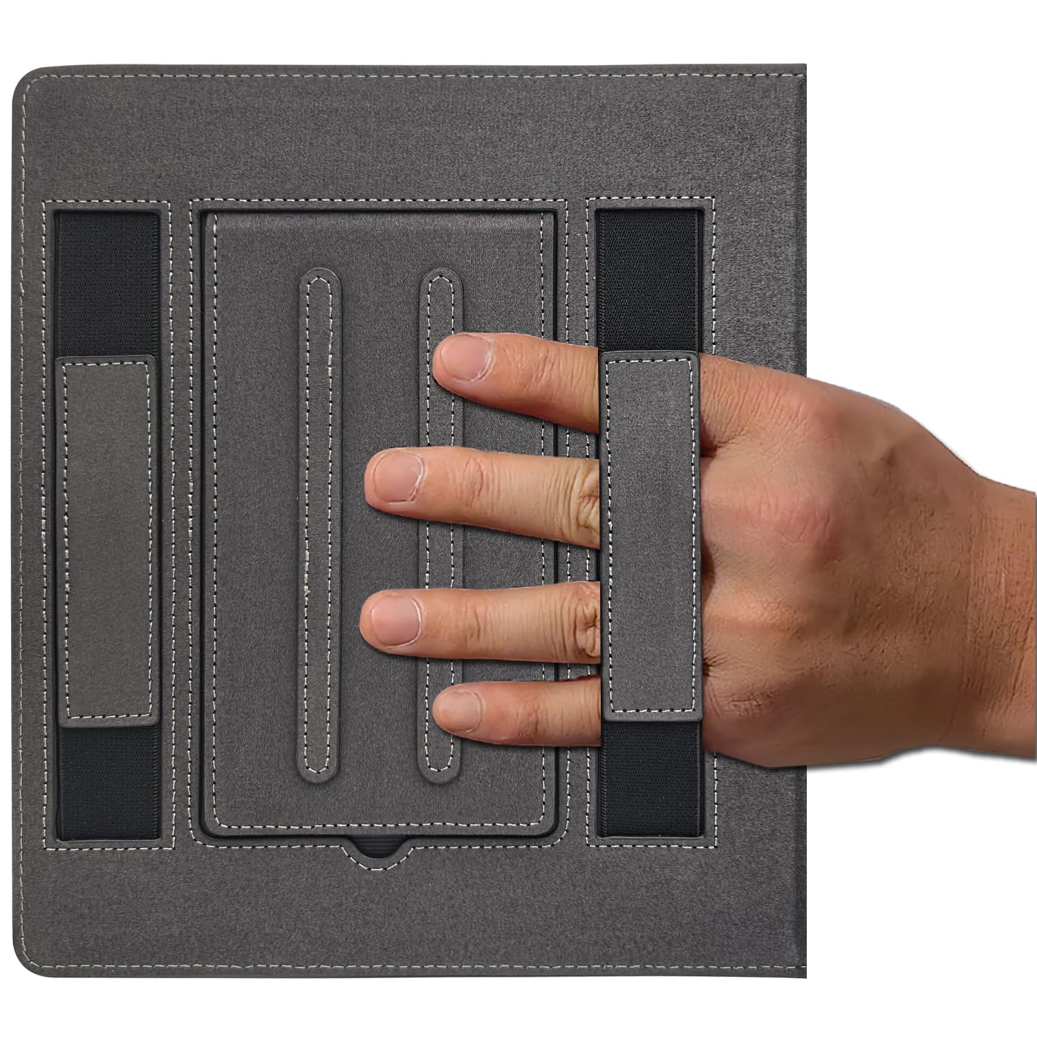 Schutzhülle mit doppeltem Ständer für Onyx Boox Tablet Note Air 5 C/Note Air 4 C/Air 3 C (2025/2024 veröffentlicht), Premium-PU-Leder-Hülle mit automatischer Sleep/Wake-/Doppel-Handschlaufe
