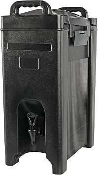 Pearington 5-gal. Insulated Hot and Cold Beverage Server/Dispenser, Black