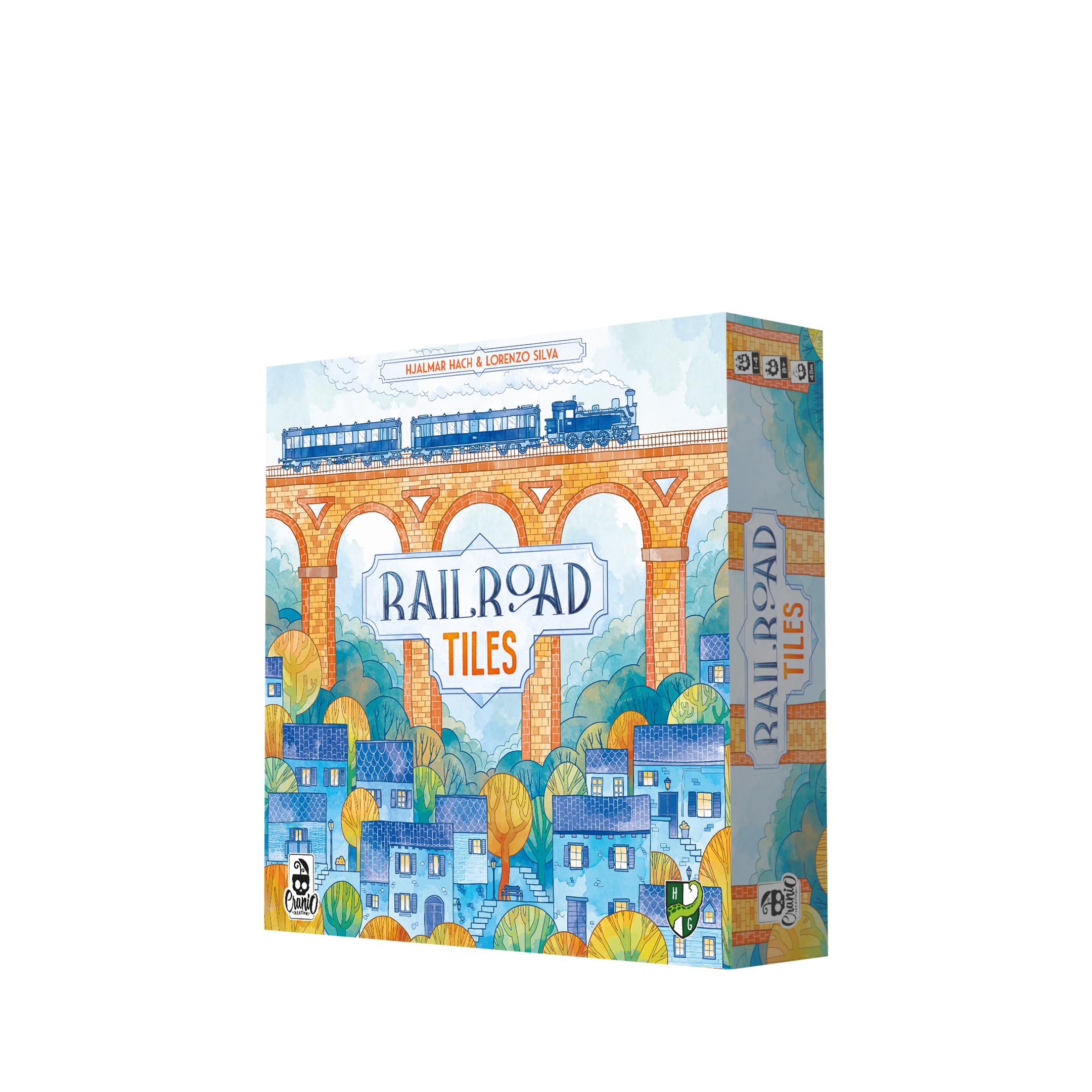 Cranio Creations - Railroad Tiles - Le Connessioni Della Rete - 1-4 Giocatori, 45 Min - Gioco Family - Età 8+ - Edizione in Lingua Italiana