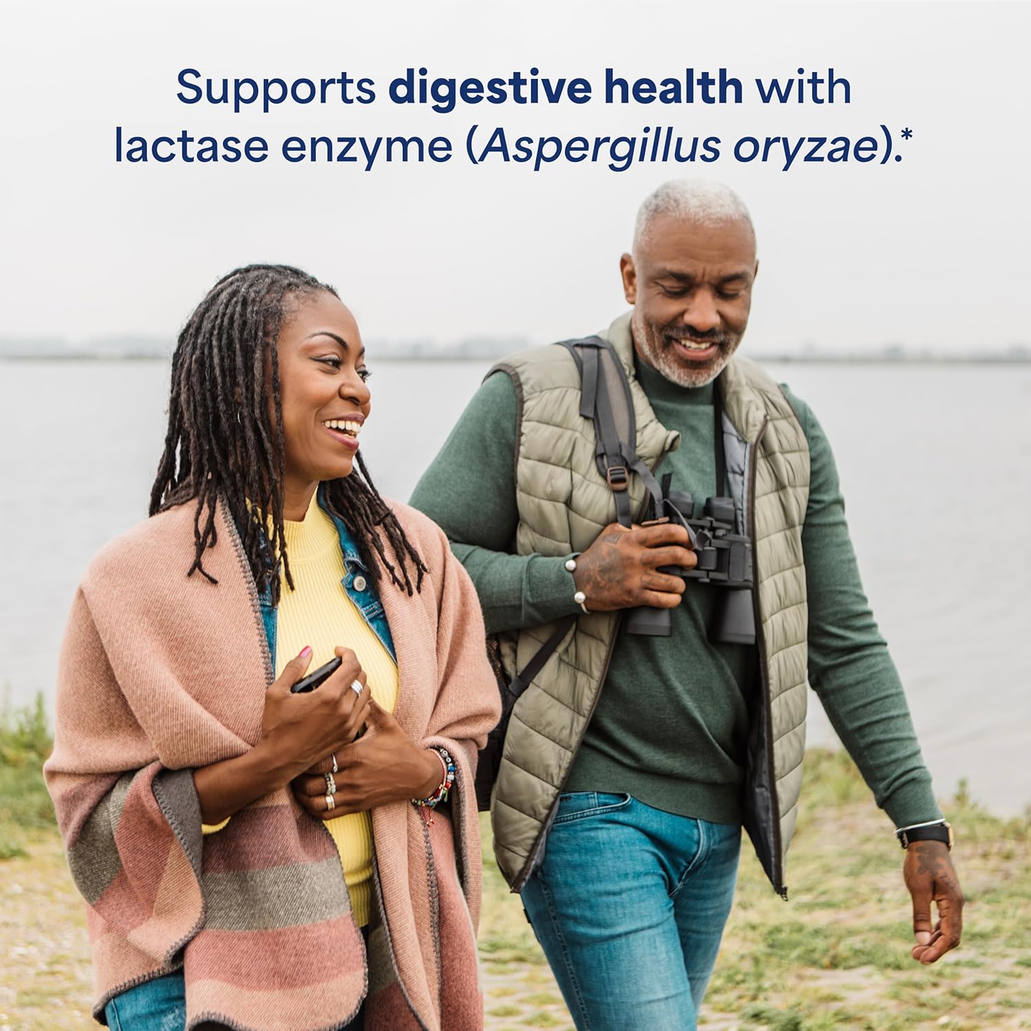 Puritan's Pride Lactase Enzyme, Milk and Dairy Digestant, Dietary Supplement Support for Digestion, and Cellular Energy Support, 40 Day Supply, 120 Softgels