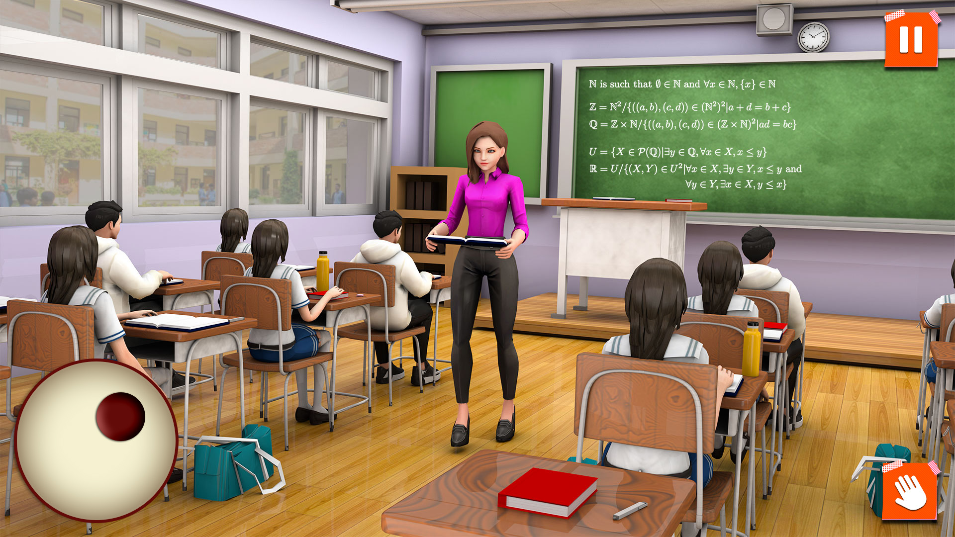 Virtual high School Teacher Game Enjoy School Life Simulator App on