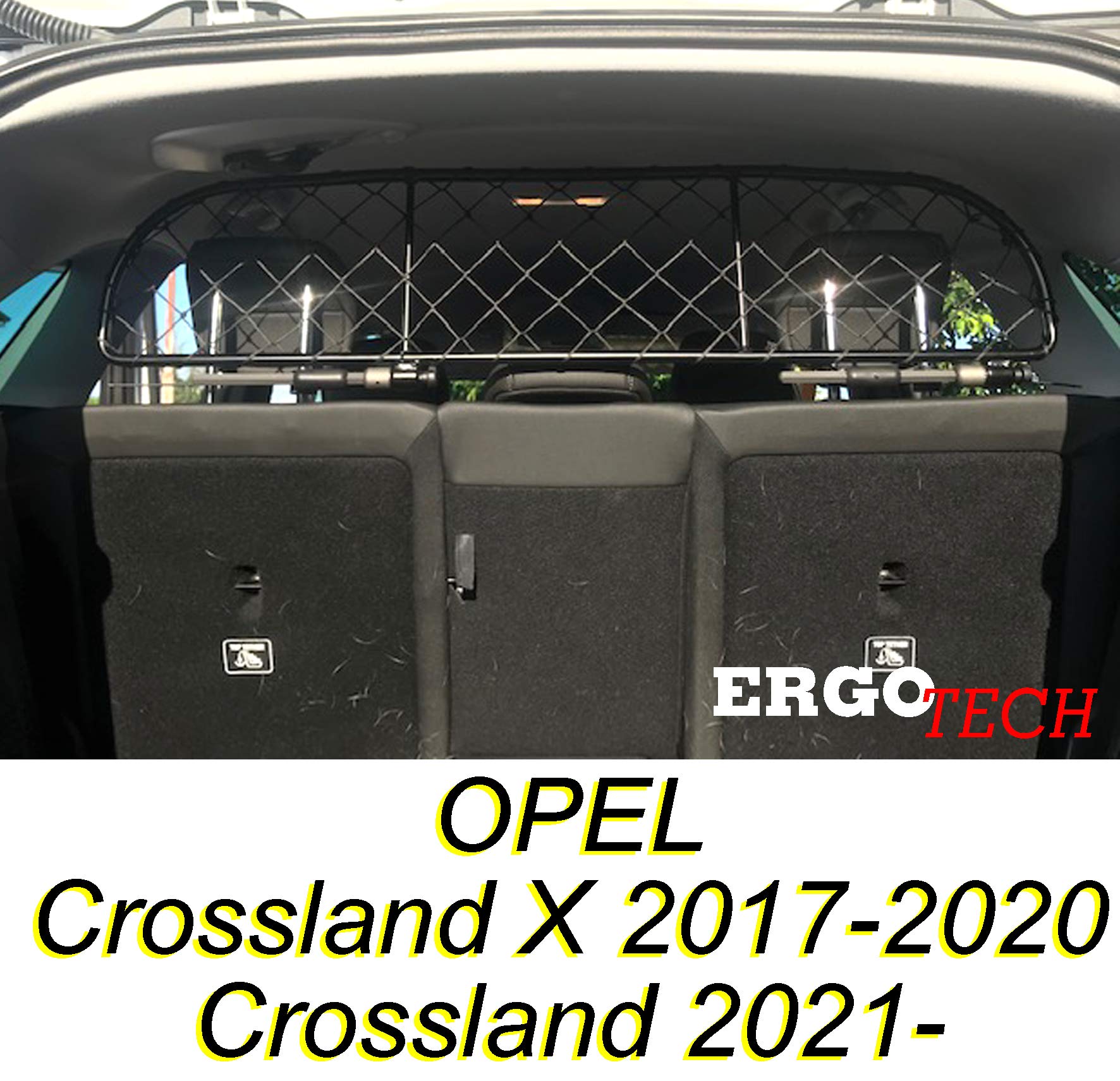 ERGOTECH siatka oddzielająca siatka dla psa RDA65-XS kop028, dla psów i bagażu. Bezpieczna, wygodna dla Twojego psa, gwarantowana!