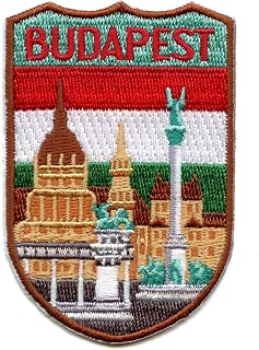 Budapest Capital of Hungary Shield Patch Europe Vacation Embroidered Iron On
