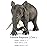 FUNSHOWCASE African Jungle Animals Female Elephant Cow Toy Figure Realistic Plastic Figurine Height 3.5-inch