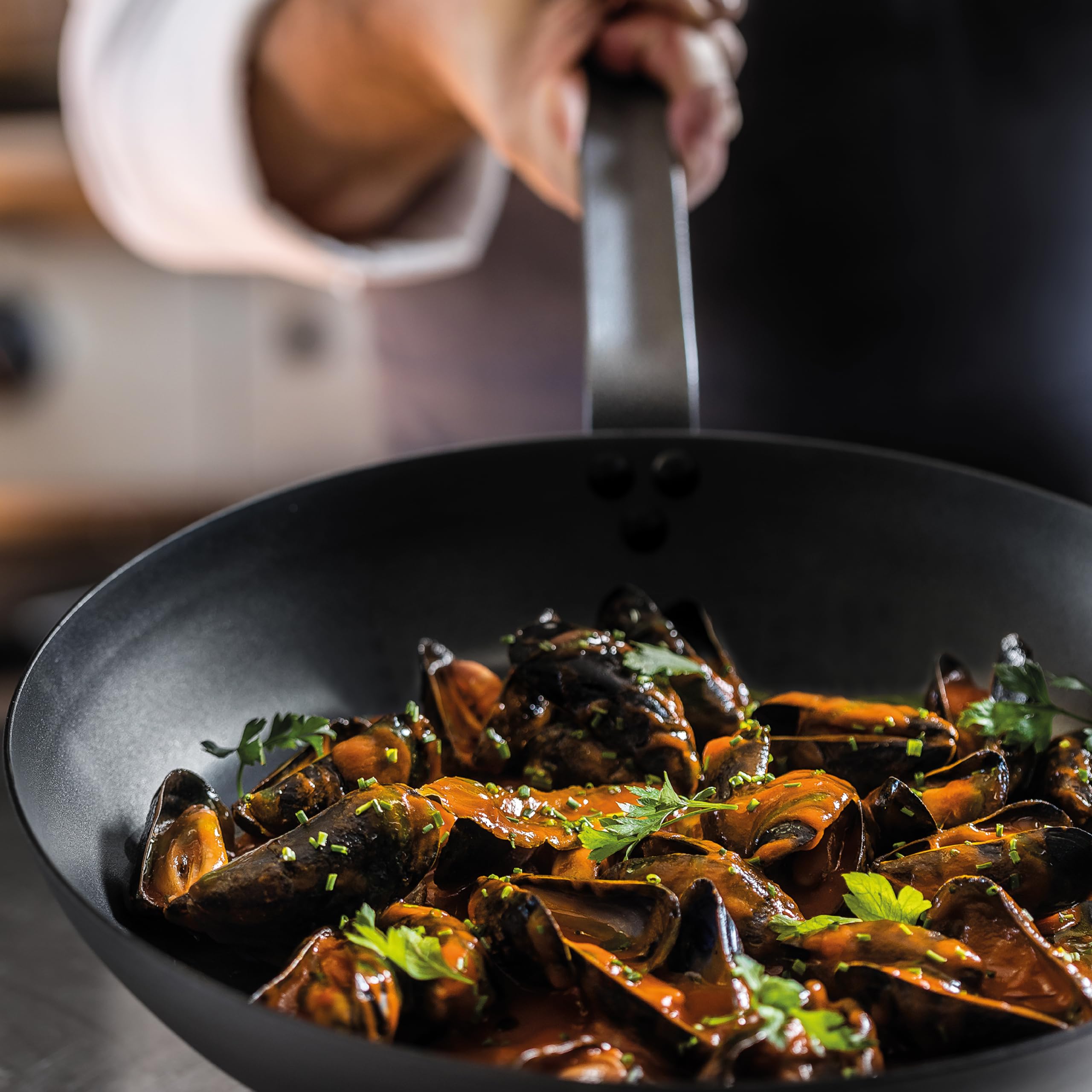 WOK FERRUM D.28 CM