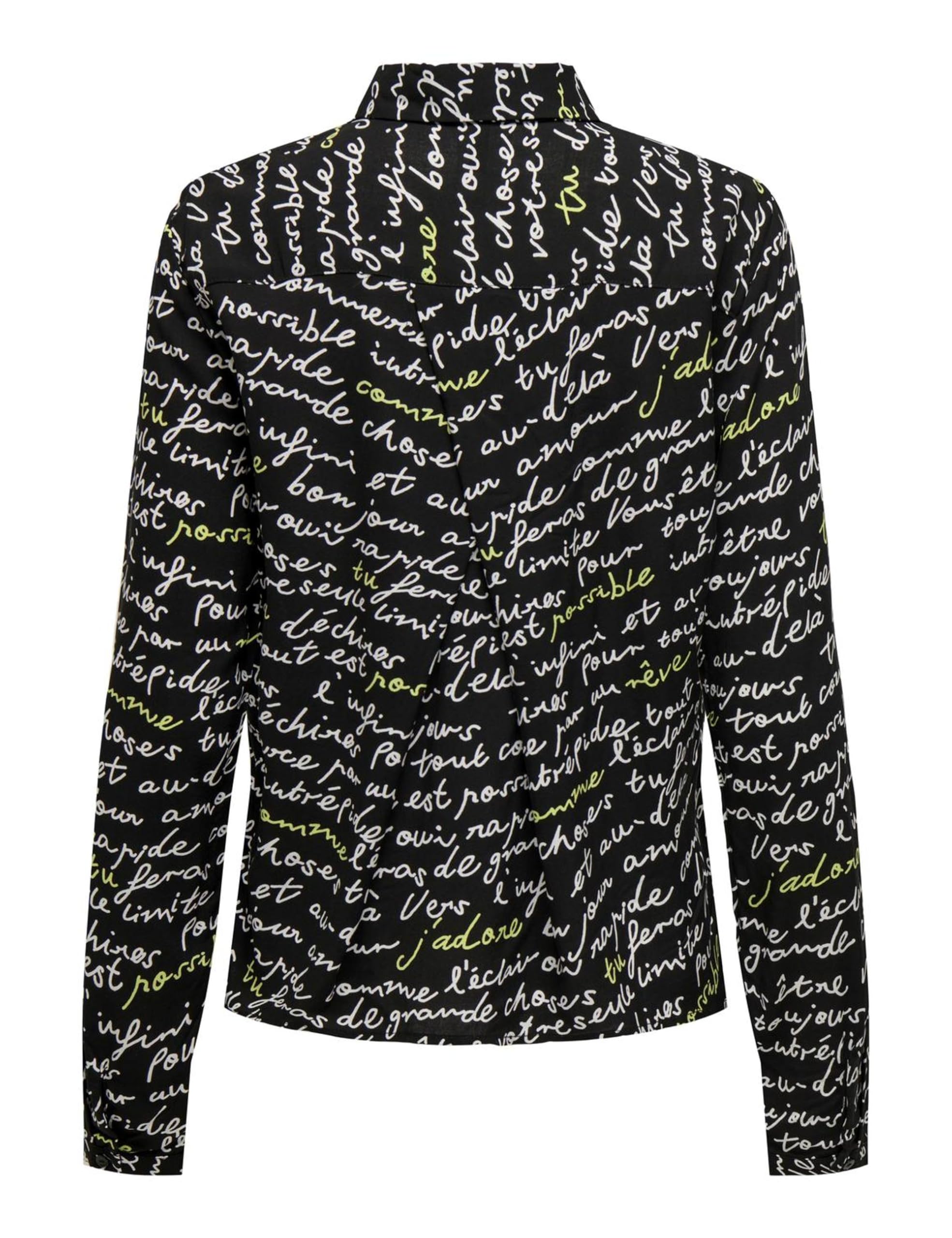 ONLY Bluzka Kobiety Onlnova Life Elite L/S Maya Shirt Aop