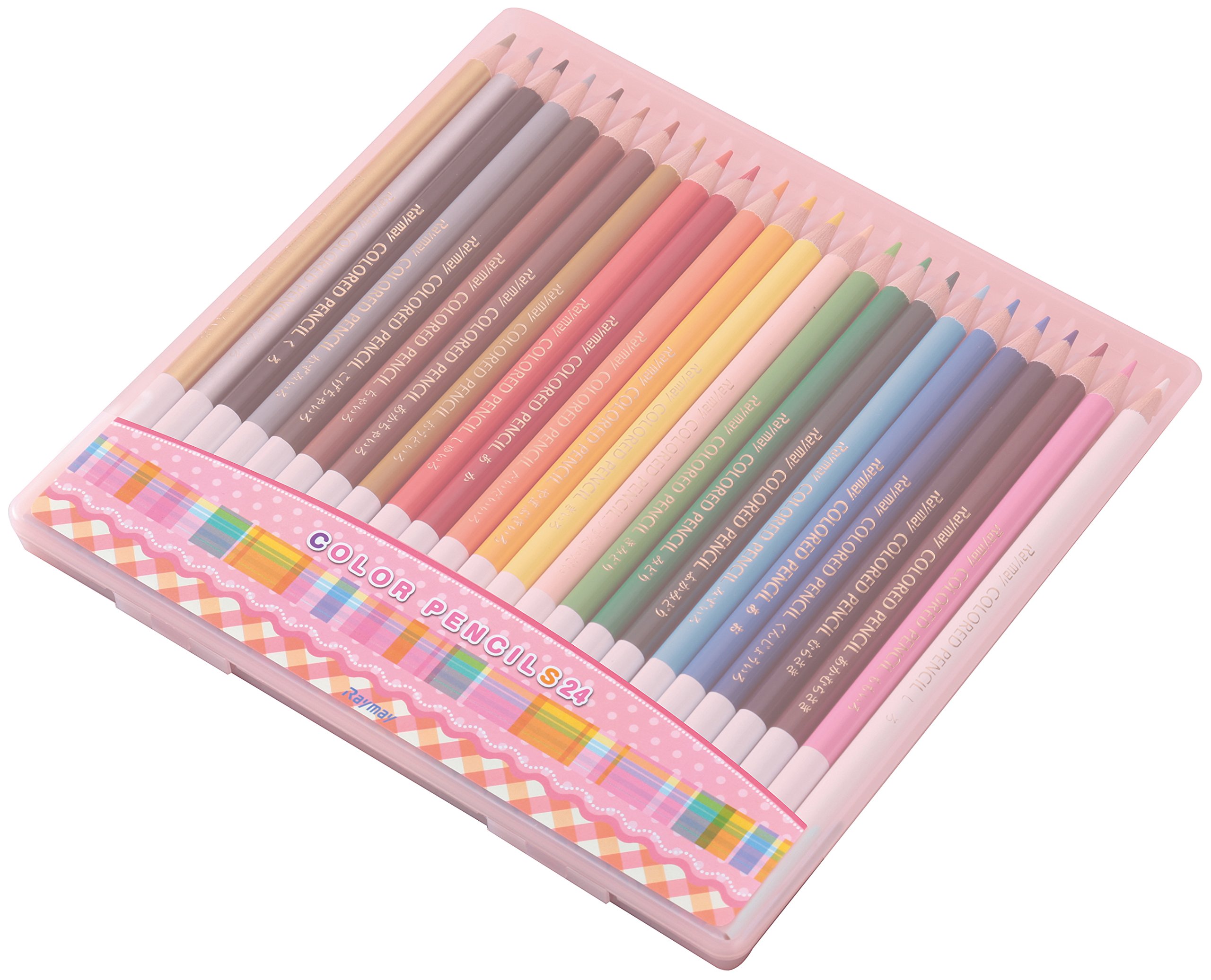 Reimei crayon de couleur 24 couleurs Teacher Recommandé Rose Re142