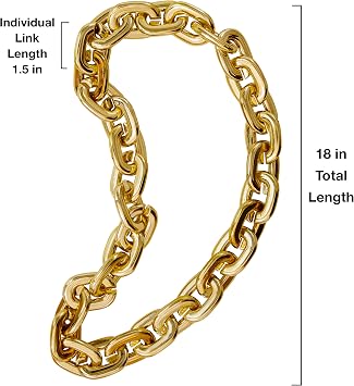 Rubies Adult Costume Accessory Jumbo Neck Chain