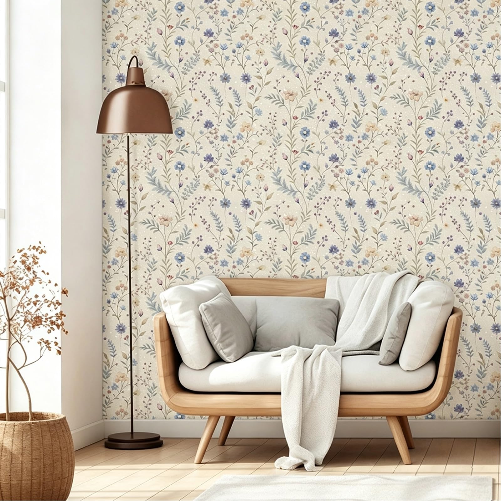 Tapeta odklej i przyklej, samoprzylepny kwiatowy papier kontaktowy