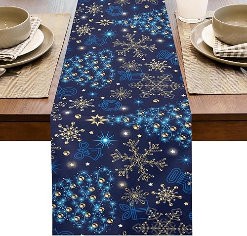 Miniatura 12 de Camino de mesa de plantas a base de hierbas, mantel de cocina, mesa de comedor, lino rústico, bufanda para interior y exterior, decoración