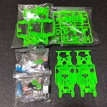 ミニ四駆 蛍光グリーン フルセット タミヤ ミニ四駆特別企画 AR蛍光カラーシャーシセット（グリーン