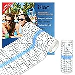 Hion F.D.A Approved Tattoo Aftercare Waterproof Bandage Transparent Film Dressing 6 Inch x 11 Yard Roll Tattoo Cover Up Tape Second Skin Adhesive Bandage Wound Cover for Swimming Shower Shield