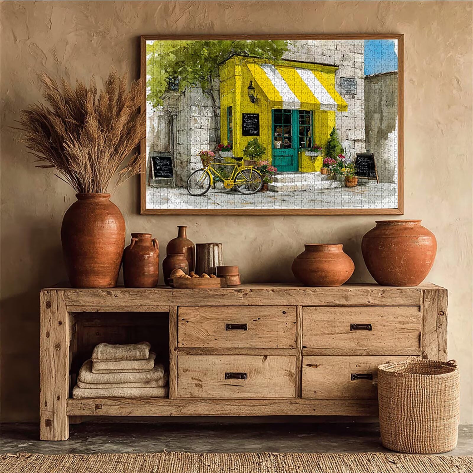 Puzzle 2000 elementów dla dorosłych, krajobraz, drewniane puzzle, 99 x 70 cm, dla mężczyzn, kobiet, starszych seniorów, części ściśle do siebie pasują, dekompresja, dekoracja ścienna, prezenty dla