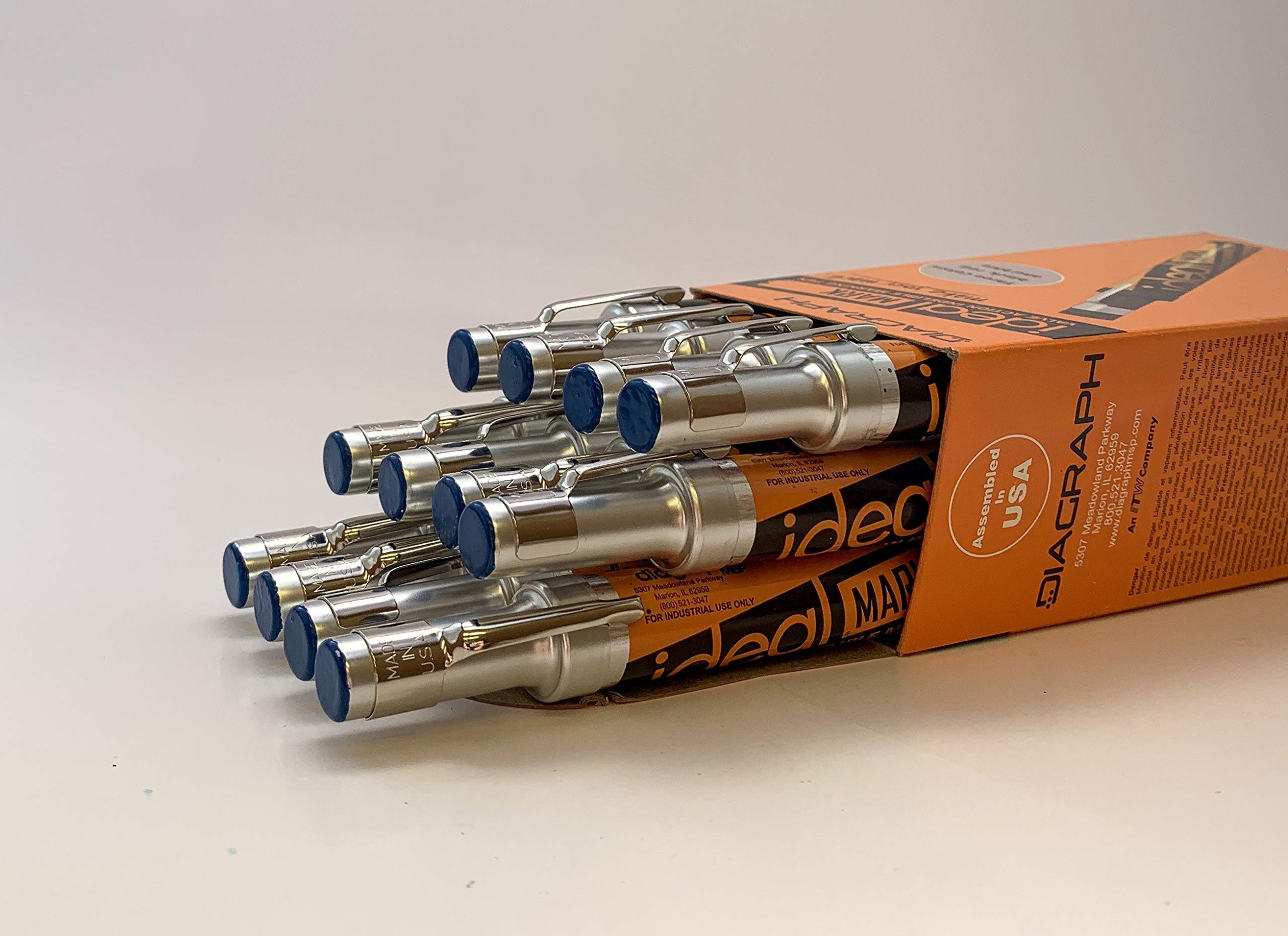 Ideal Mark Valve Action Marking Pen - Marker (Blue)