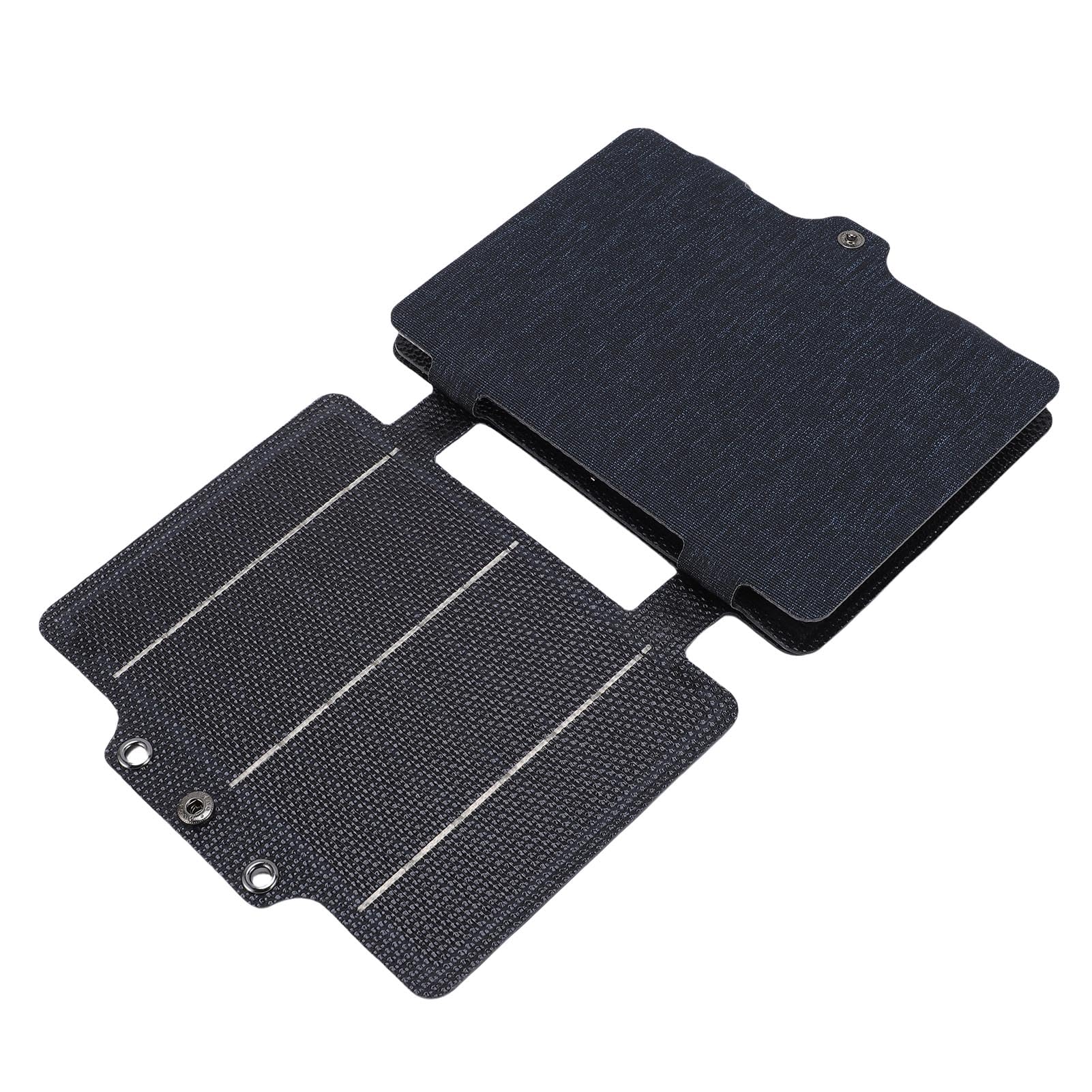 Generic Panel Solar Portátil Multifuncional, Cargador de 20W, Diseño Plegable Impermeable para Senderismo, Camping, Uso Al Aire, Silicio Monocristalino