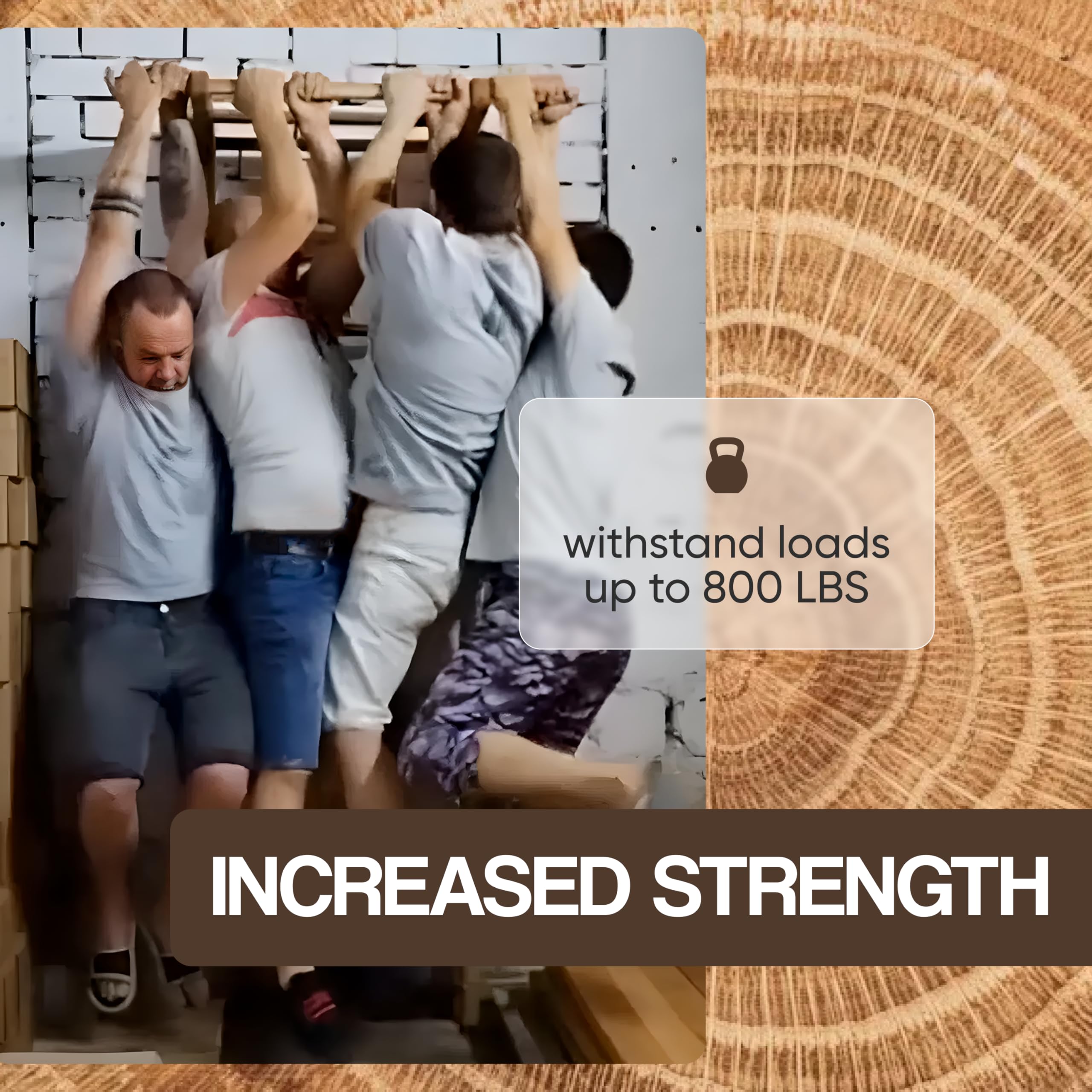 Générique Escalera sueca de madera maciza de haya Timbergood - Muro de gimnasia para niños y adultos, carga 400 kg, deportes en casa, equipo multifuncional de interior.