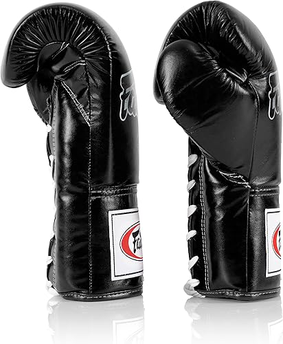 Miniatura 3 de Fairtex Guantes de cuero hechos a mano BGL6  Cierre de puño óptimo con un diseño de pulgar bloqueado  Cuero premium  Espuma de triple capa  Cierre