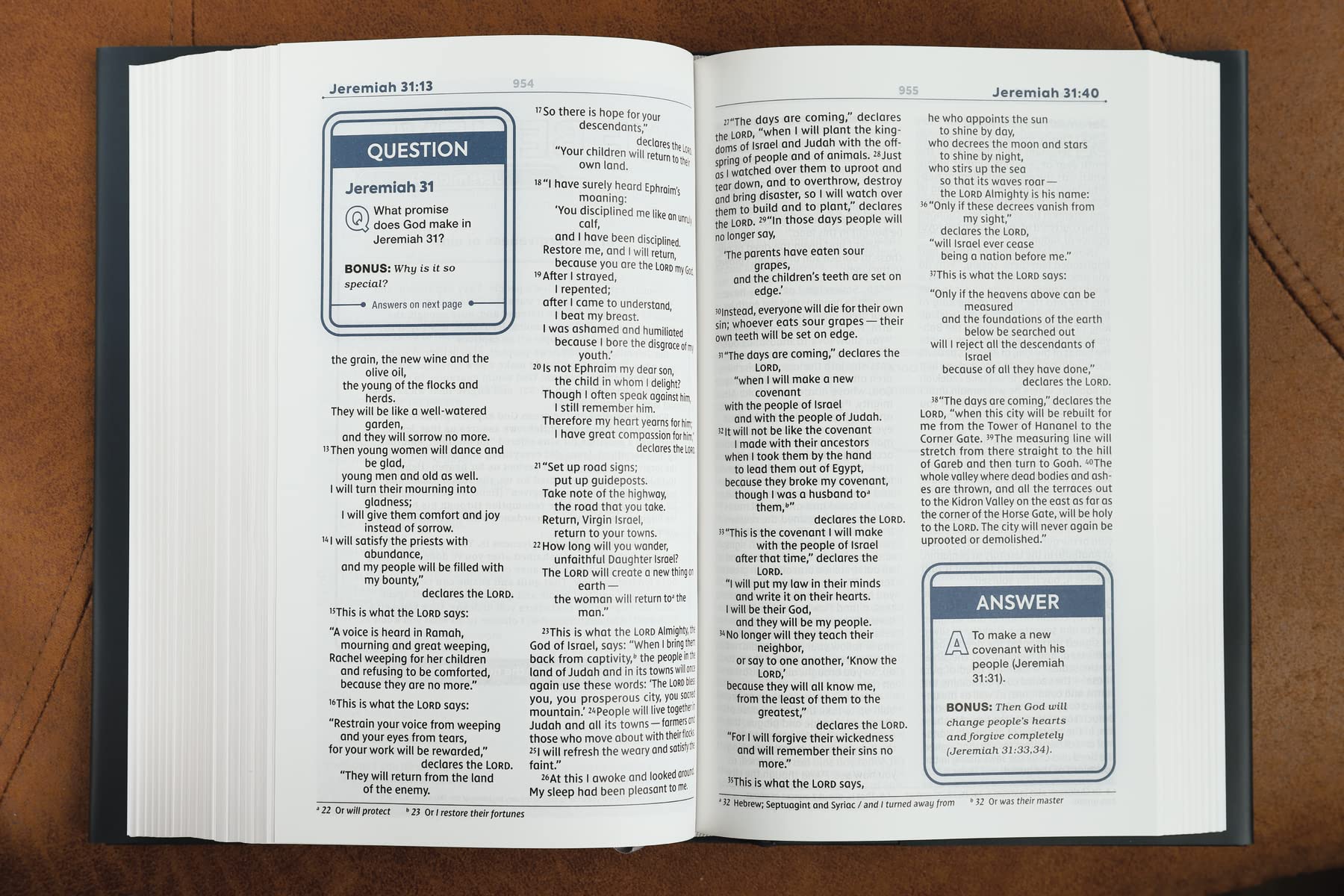 Holy Bible: New International Version, Teen Study Bible, Navy, Comfort Print