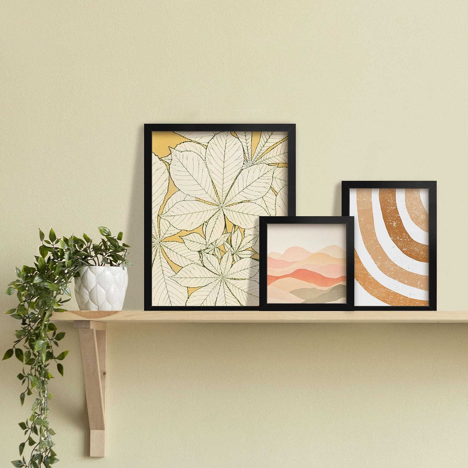 LaVie Home 5x7 Picture Frame 2 Pack, Black, 5x7, Modern, 2 Count