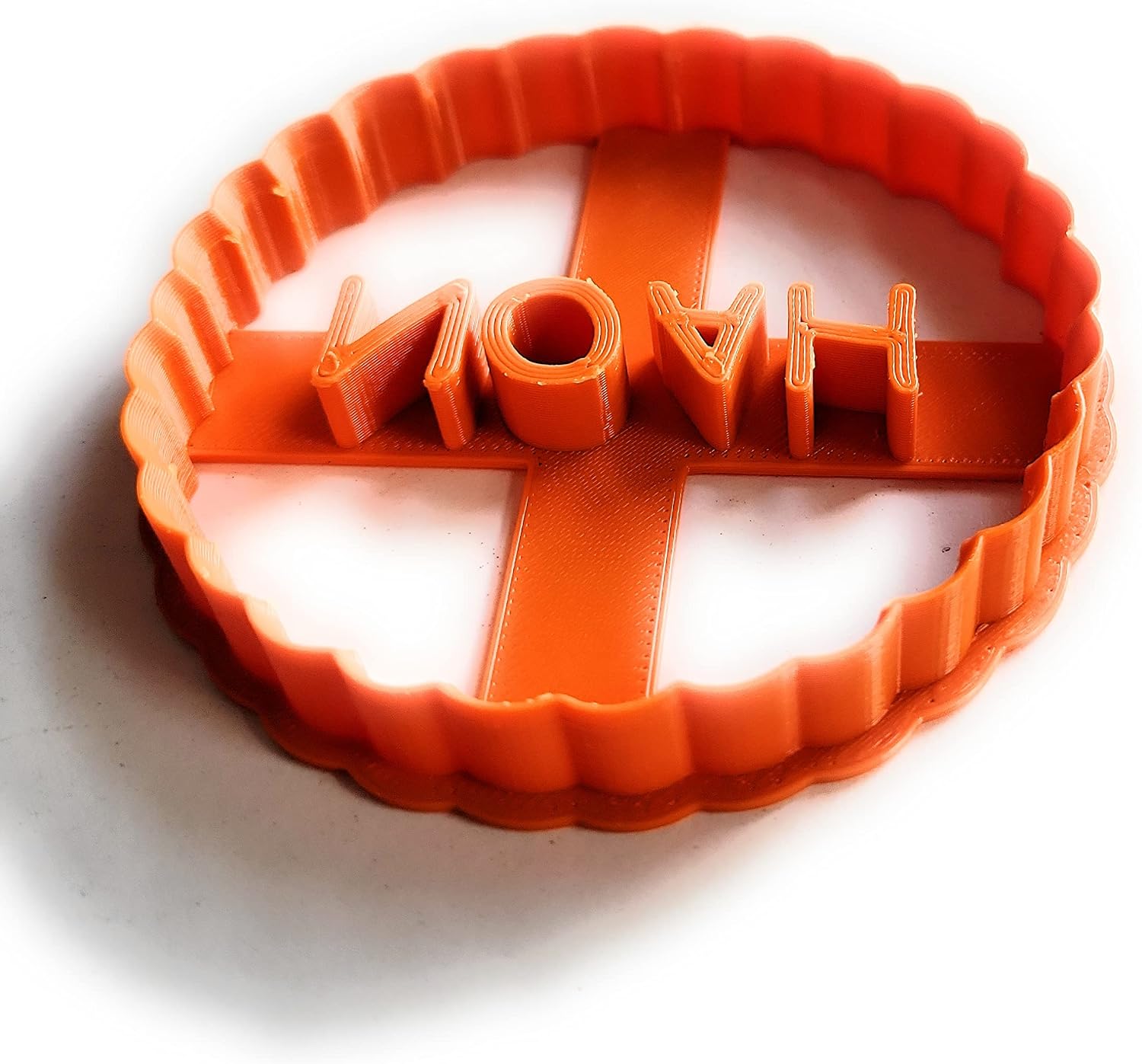 T3D Custom Noah Name Cookie Cutter, 1 Piece, Plastic, Durable, Food-Safe, Reinforced, Polished Finish image 4