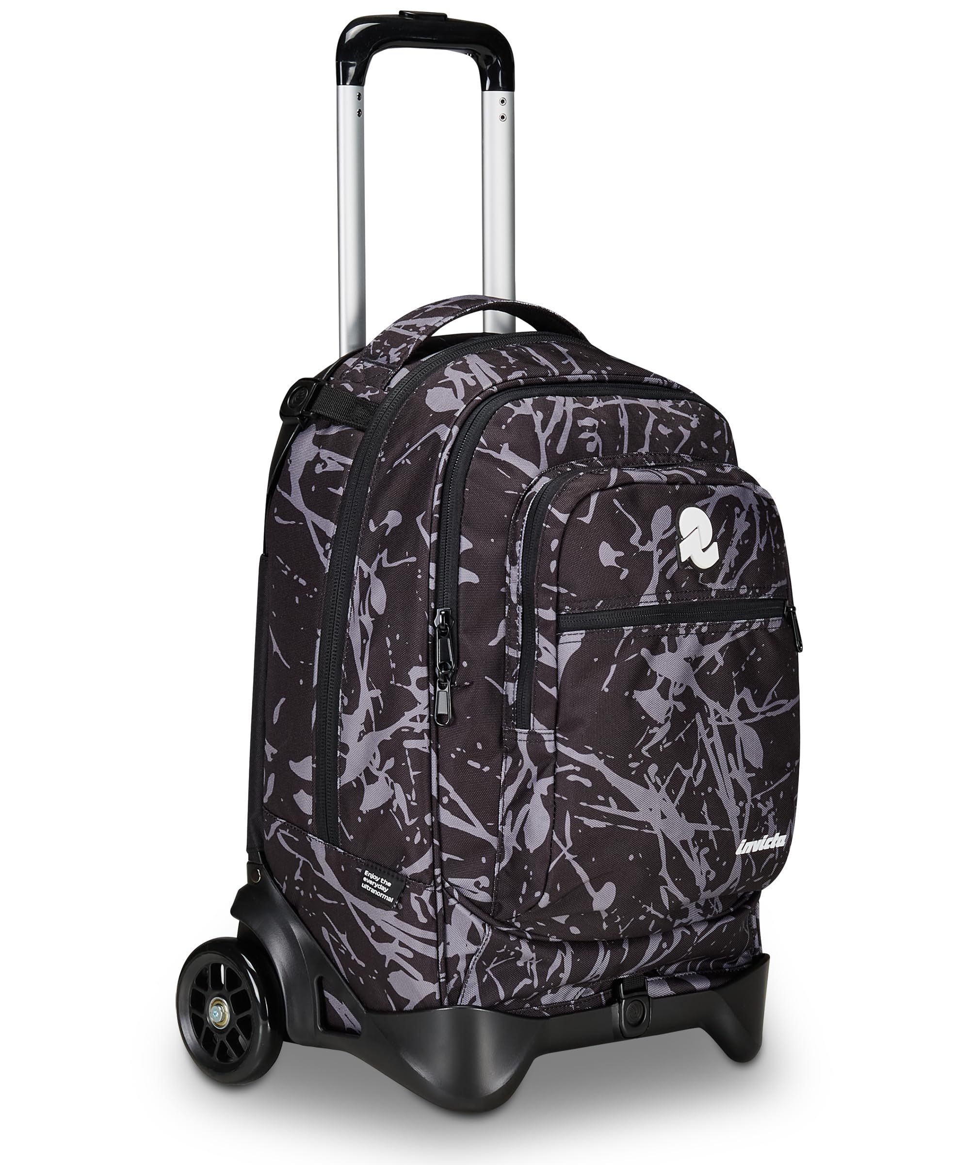 Zaino Trolley Invicta Per Scuola Doppio Scomparto Con Carrello
