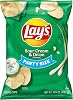 Lay's Sour Cream & Onion Potato Chips, Party Size 14.75 Ounce