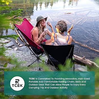 Amazon.com: TCEK Swivel Portable High Back Camping Chair