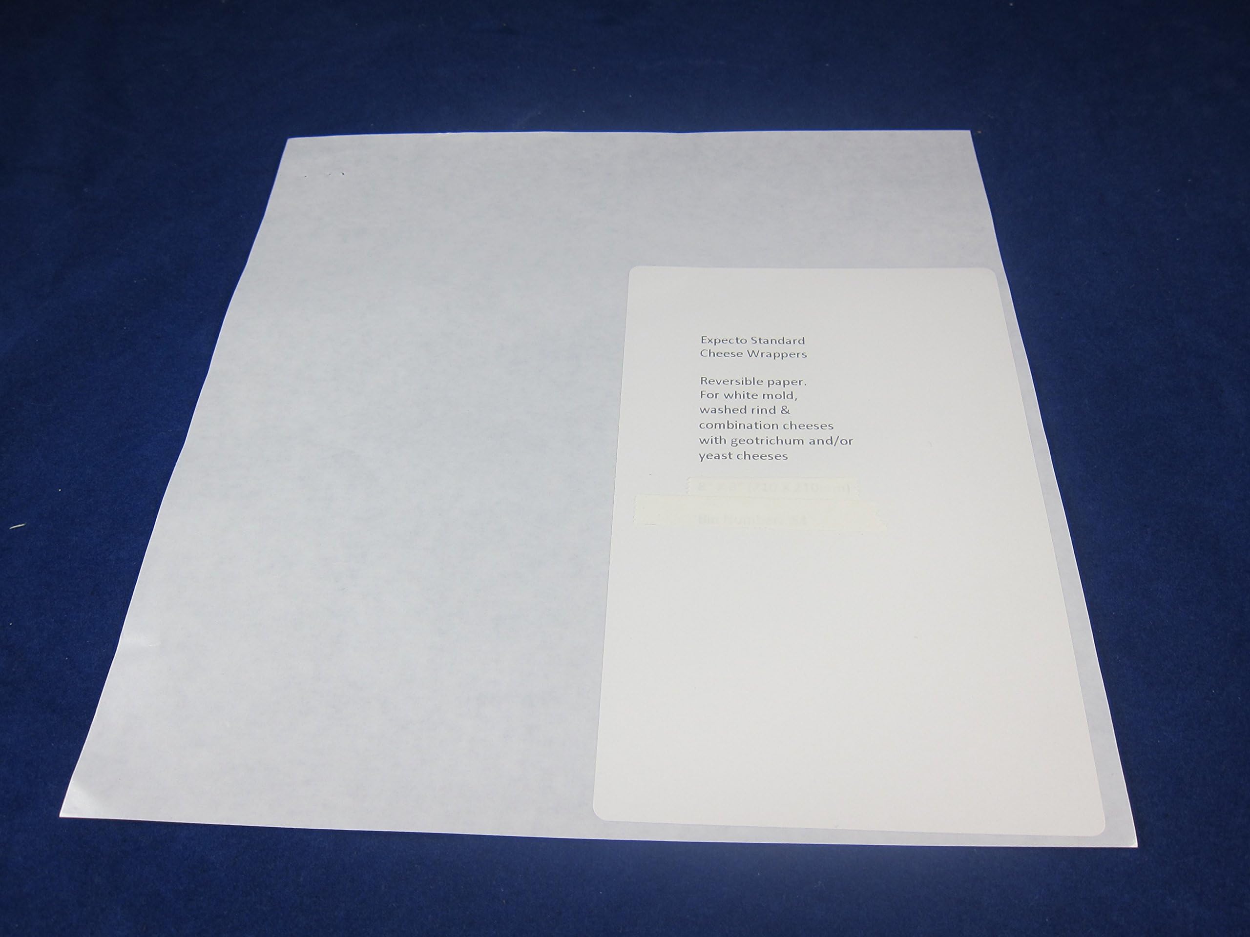 Reversible White Mold, Washed Rind and Combination Cheese Wrappers (8"X 8"-25 Sheets)