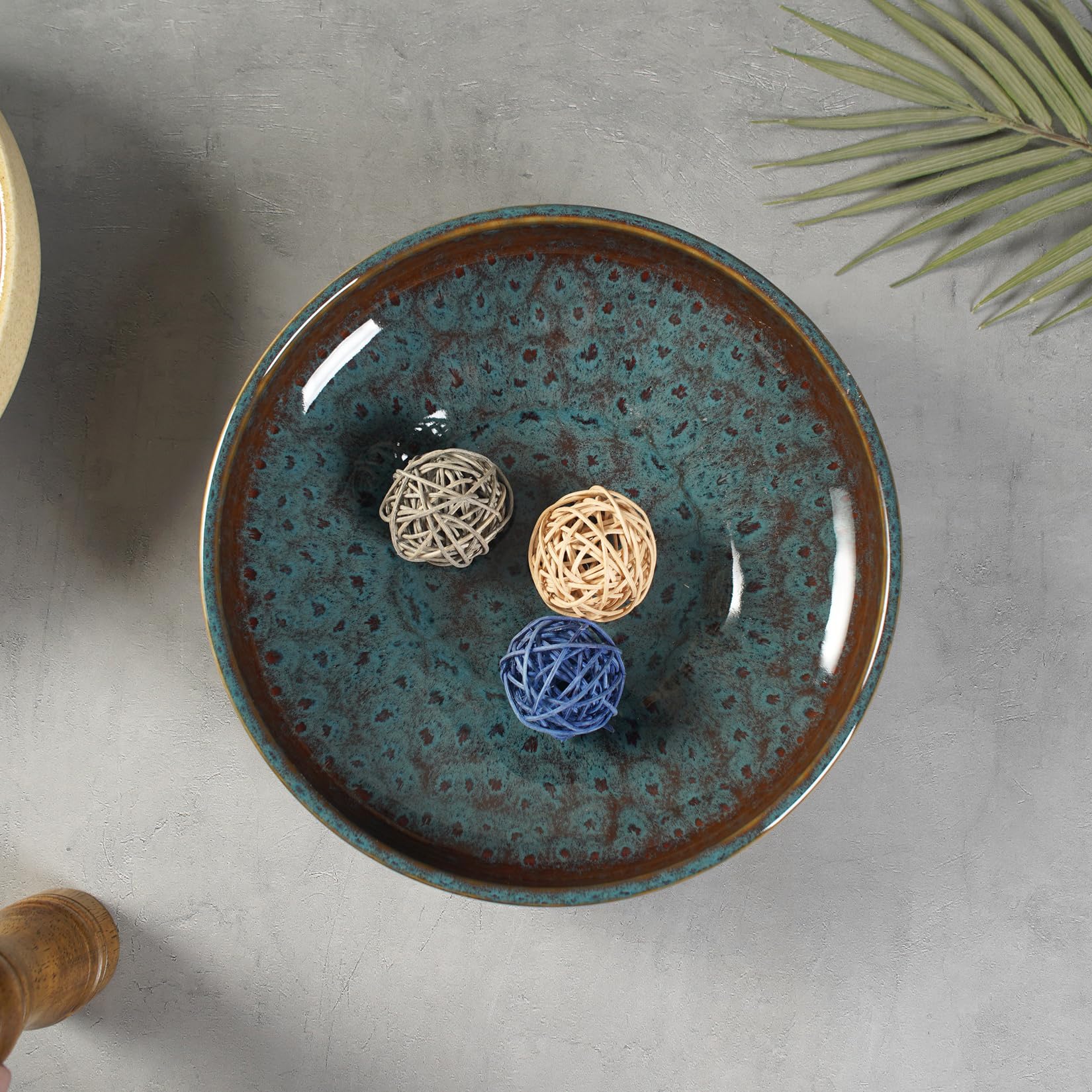 Ciotola Per Frutta Piatto Per Frutta Portafrutta In Ceramica Blu E Bianca Stile Cinese Creativo Casa Soggiorno Ufficio Cesto Di Frutta -Cesto Di Frutta