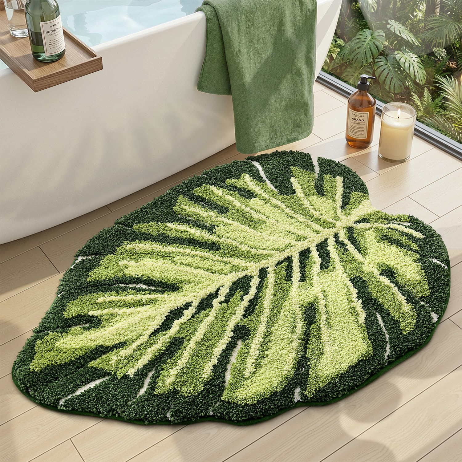 DEXI Leaf Bathroom Mat