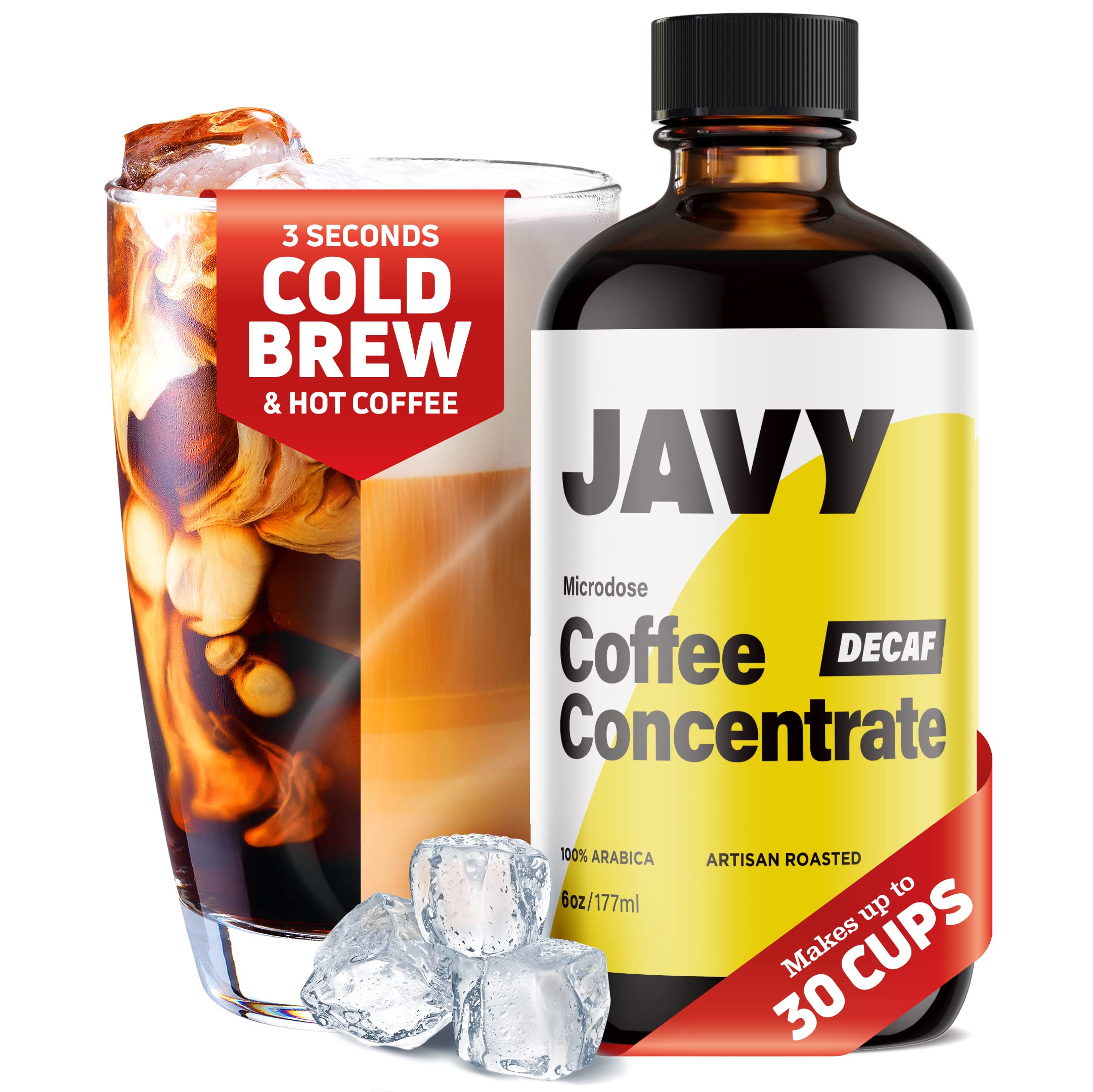Buy Javy Coffee Microdose 30X Cold Brew Decaf Concentrate, Artisan