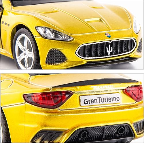 Miniatura 4 de Ghibli - Modelo de automóvil de fundición a escala 136, auto de juguete de aleación de zinc para niños, vehículos de tracción hacia atrás, auto de