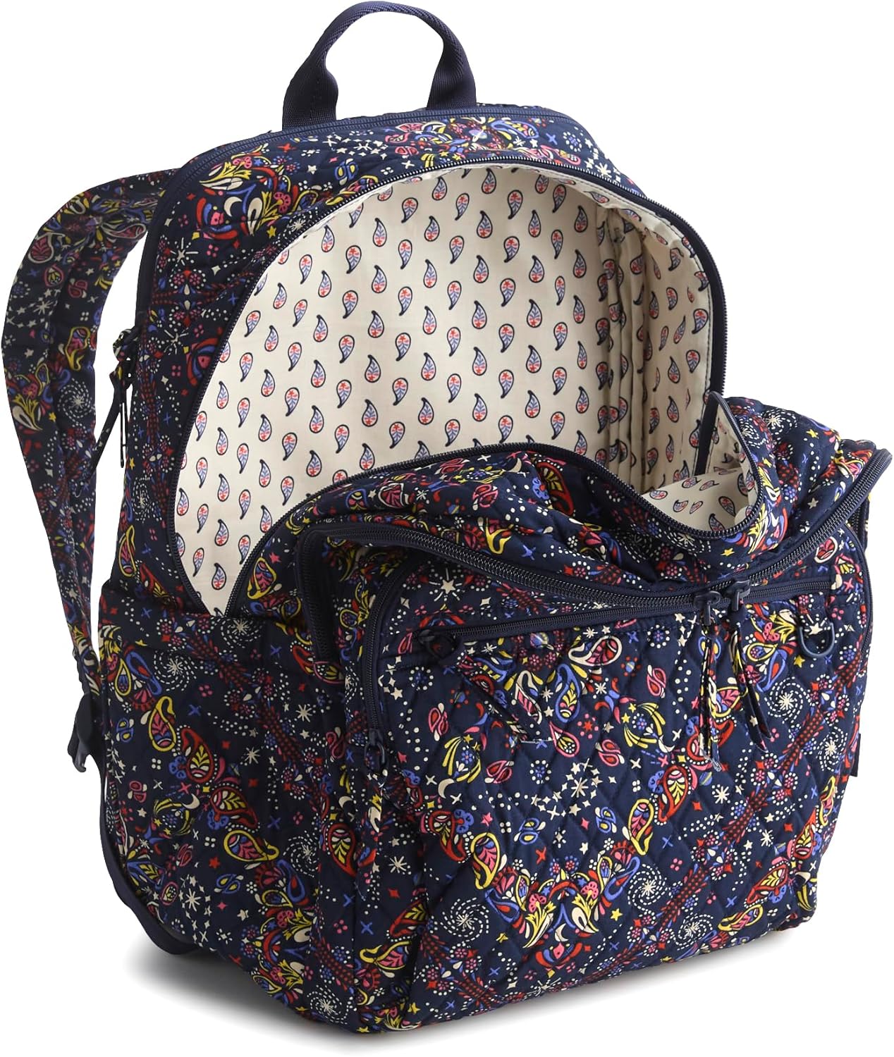 Premium Cotton XL Bancroft Backpack, Starry Paisley, One Size - Image 3