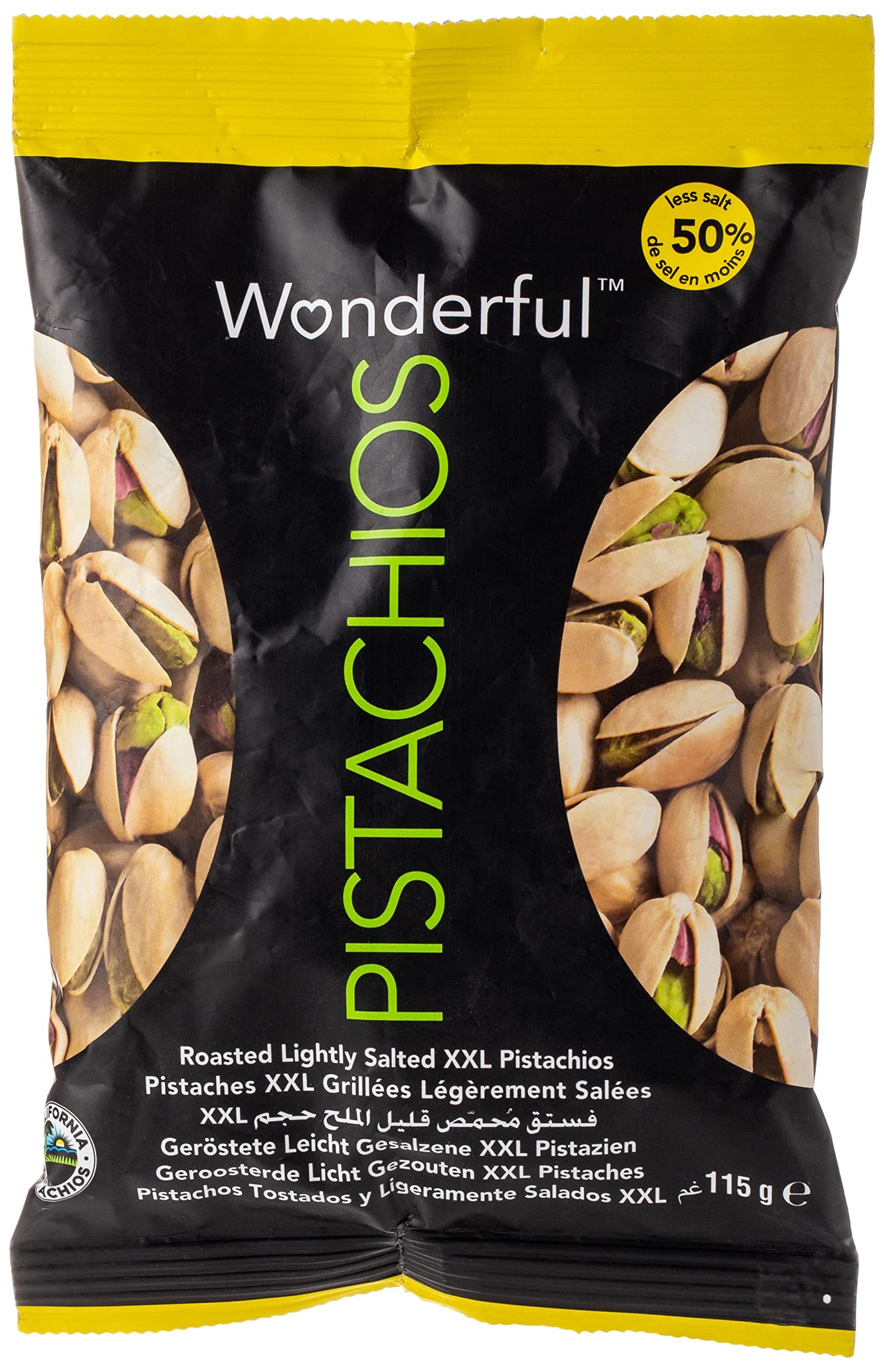 WONDERFUL Pista Lightly Salted, 115 g