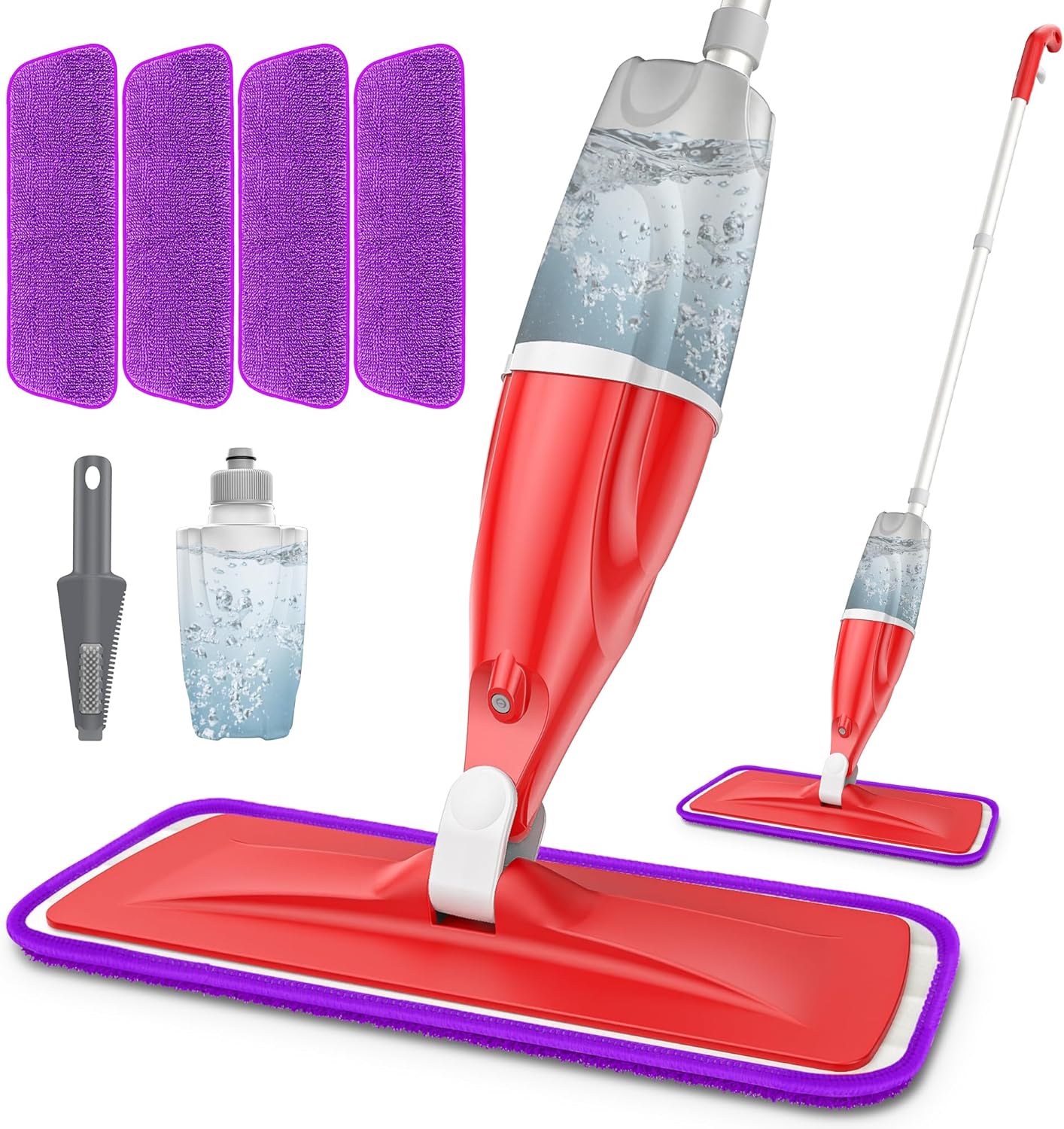 Wood Floor Mops with Spray for Floor Cleaning EXEGO Dust