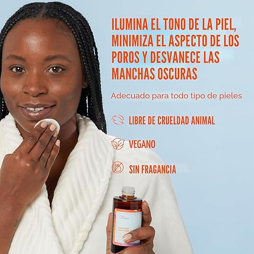 Miniatura 2 de Good Molecules Tónico iluminador de niacinamida, tóner para rostro con niacinamida y arbutina para equilibrar el tono de la piel, minimizador