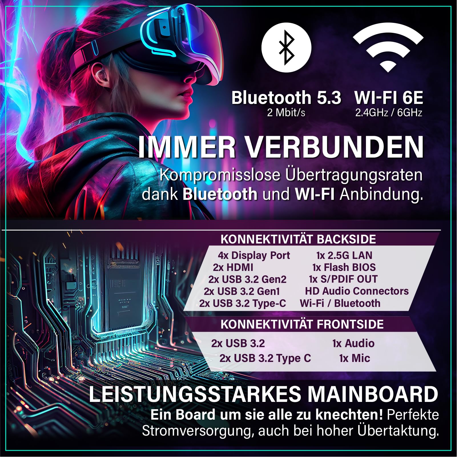 Greed® MK5 Pro - High End Gaming PC - Intel Core i9 12900KF + Nvidia Geforce RTX 5080 16GB - Schneller RGB Computer + 4K Raytracing Rechner - 5,2 GHZ - 32 GB DDR5 RAM - 2TB SSD - WLAN + W11 Pro