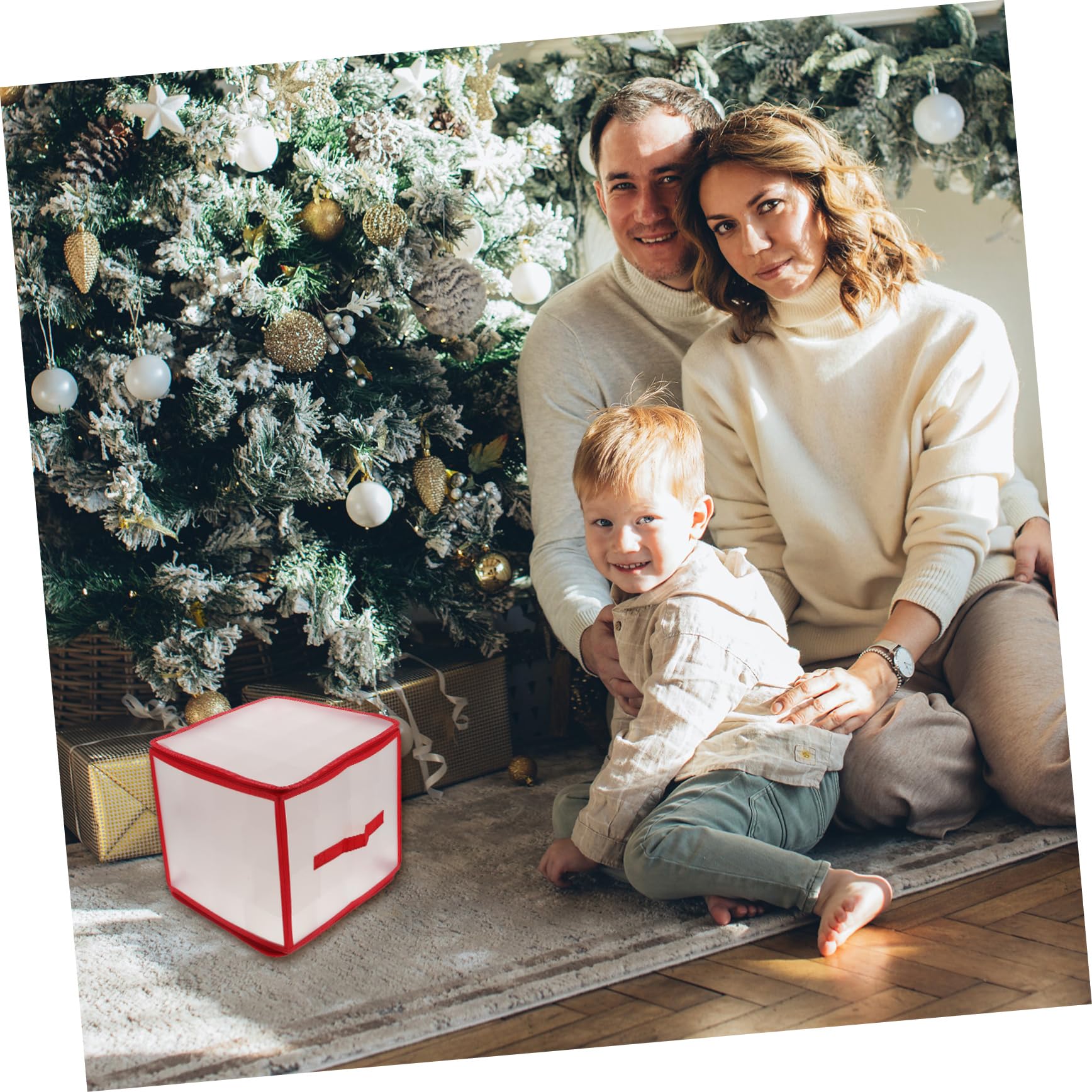 Hohopeti 2sätze Xmas Ornament Organizer Box Mit Abnehmbaren Fächern Praktische Aufbewahrungslösung Für Weihnachtskugeln Und Dekoration Für Zuhause Partys Und Geschäfte Transparent Und