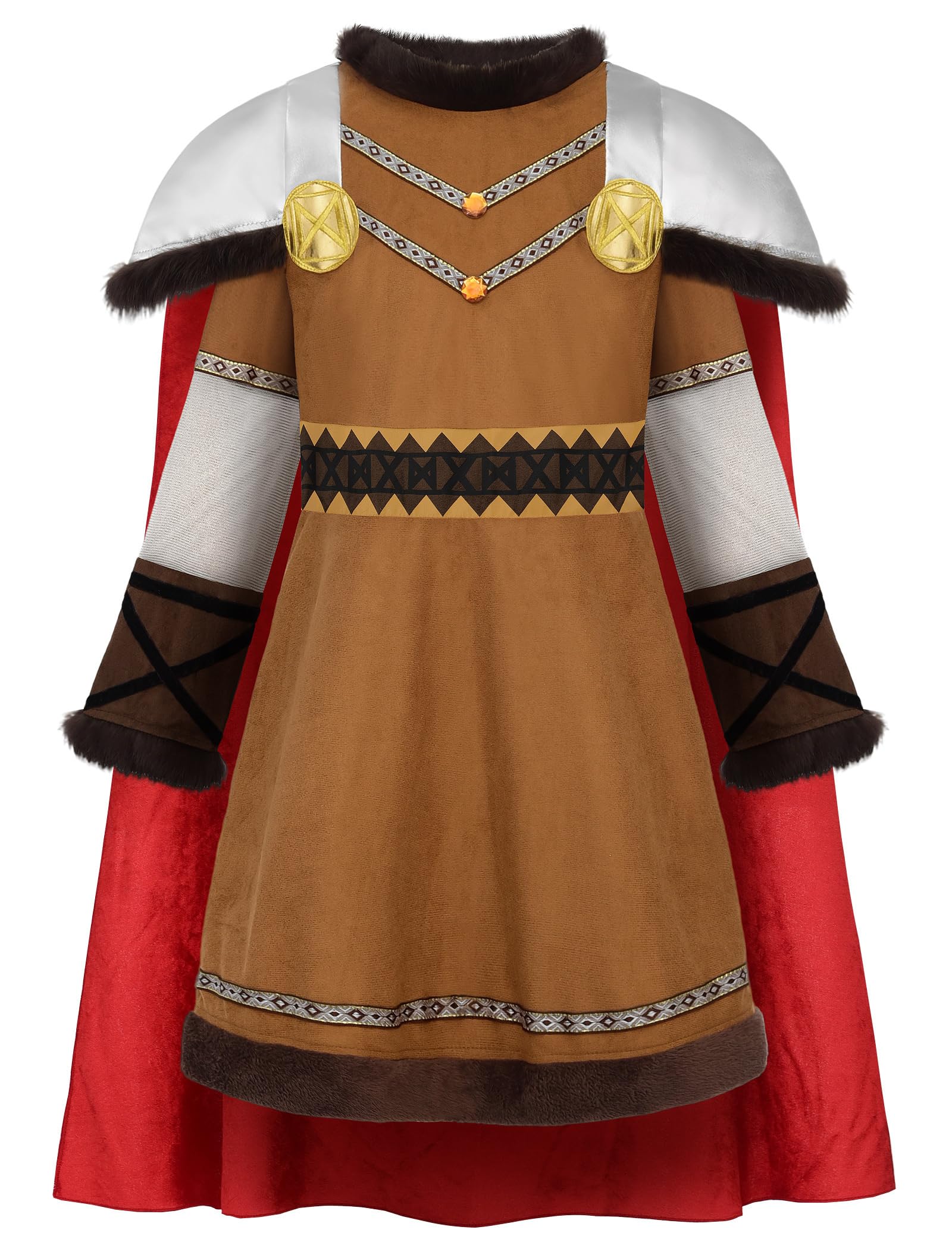 ReliBeauty Viking Costume da bambino vichingo