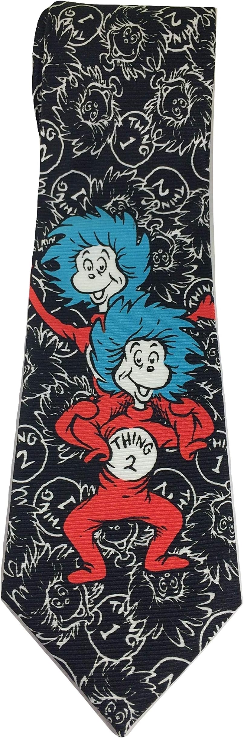 Dr Seuss Thing 1 Thing 2 New Novelty Necktie