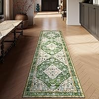 Vista 103 de Lahome Alfombra de camino de cocina lavable con diseño tribal bohemio de 2 x 8 pies, alfombra suave para pasillos, antideslizante, estilo vintage