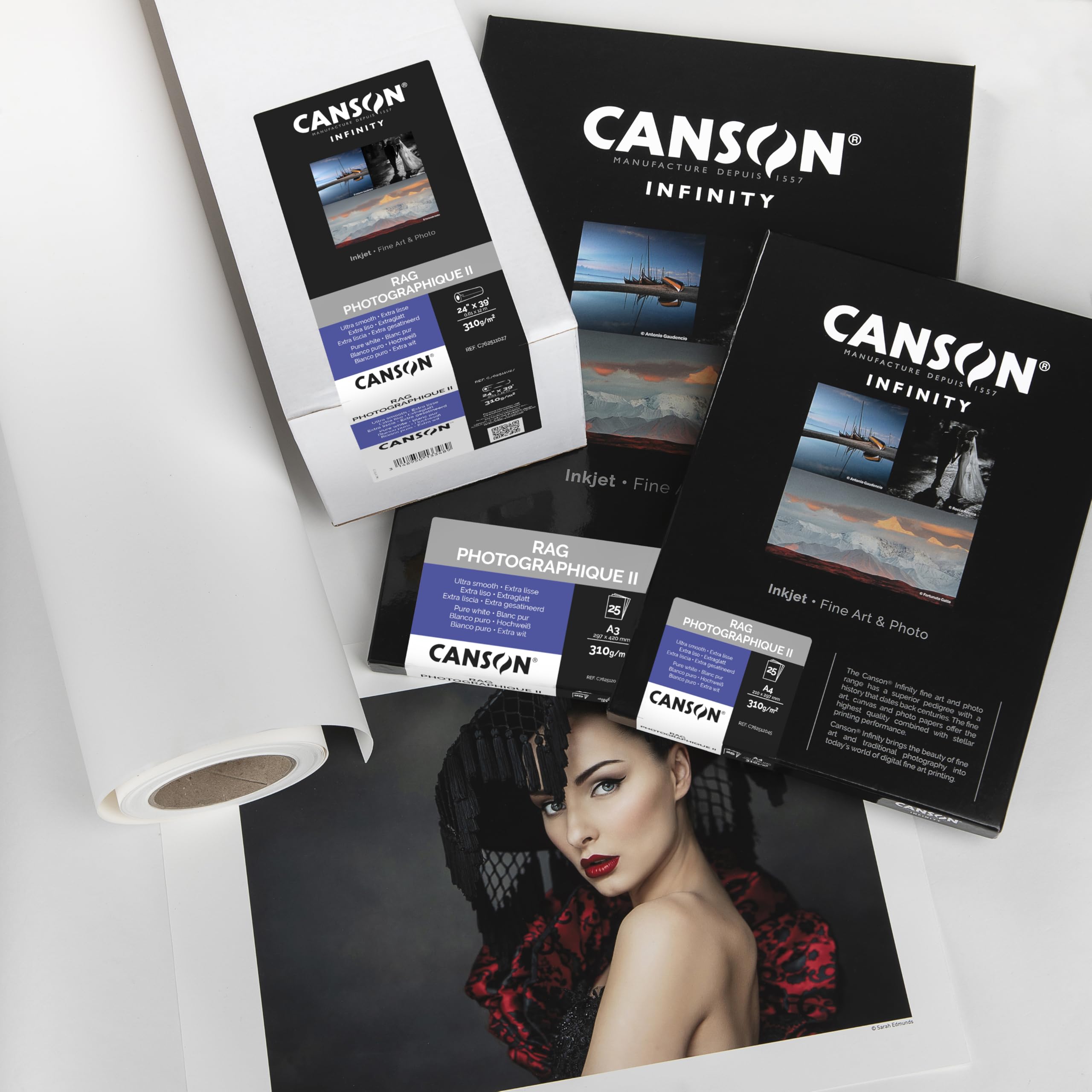 Canson Infinity Rag Photographique II 310gsm A4-21x29,7cm 25 Hojas