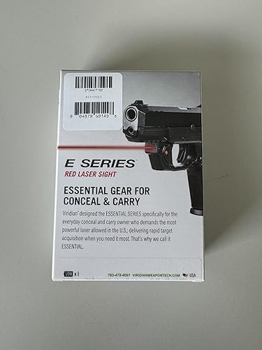 Miniatura 35 de Vista láser roja de la clase 3R de la serie E de Viridian, salida <5mW