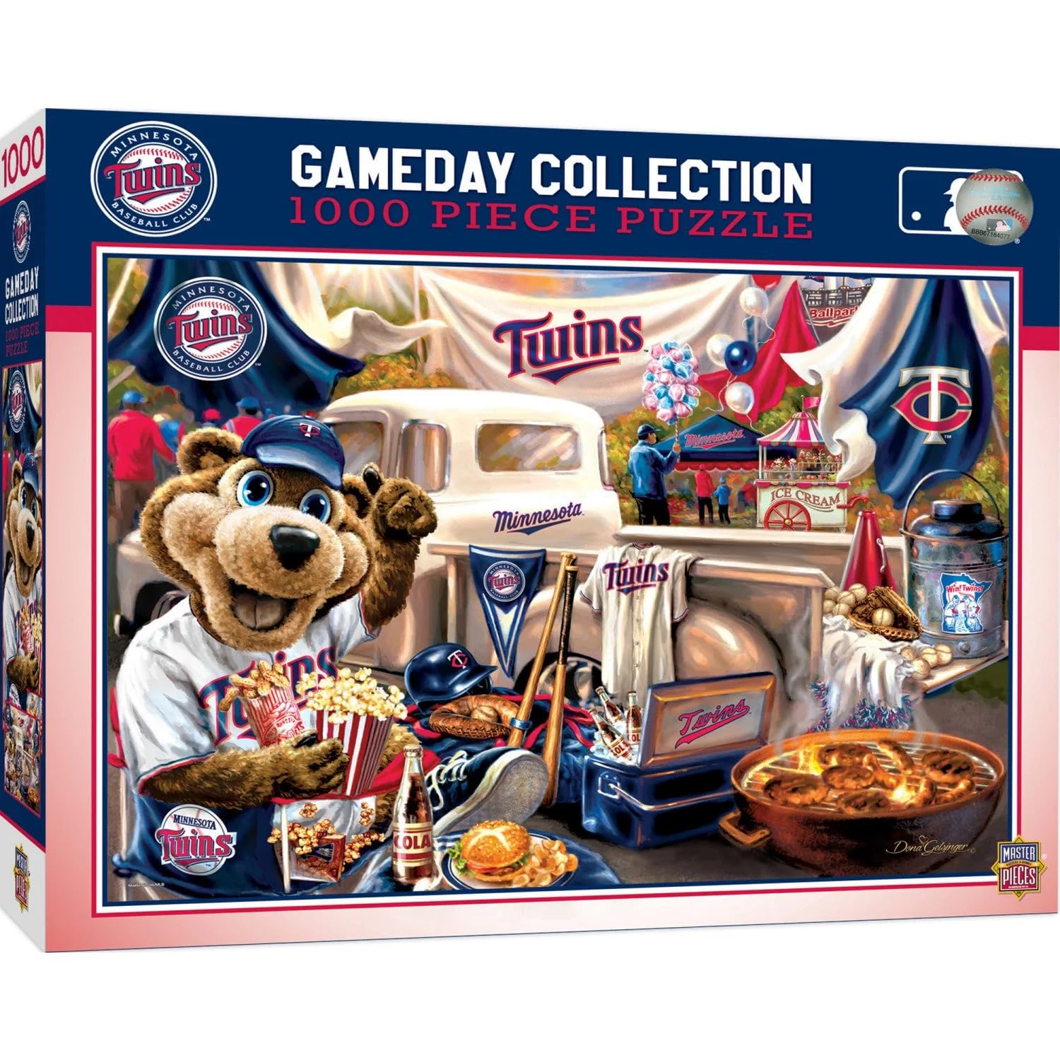 MasterPieces 1000 Piece Jigsaw Puzzle for Adults - MLB Minnesota Twins Gameday - 19.25