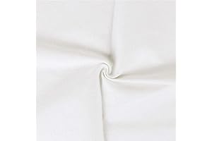 Kissbuty White Linen Fabric Cloth